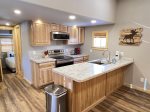 Fully furnished kitchen with easy access to family fun
